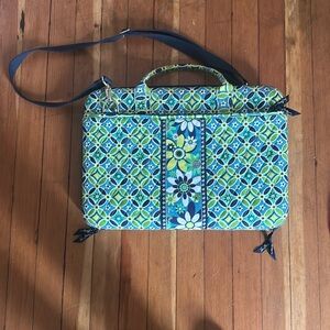 Floral Blue and Green Women's Bag